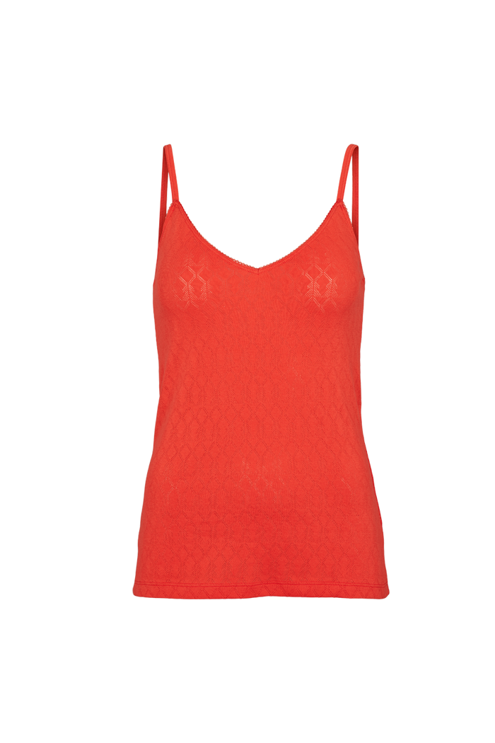 Basic Apparel Ana Strap top Tops & tank-tops 278 High Risk Red